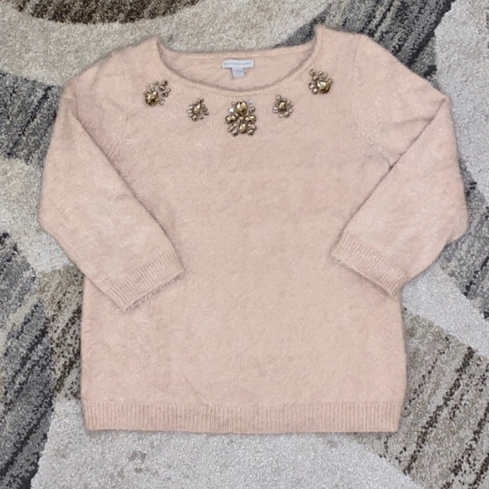 New York & Company Jeweled Sweater